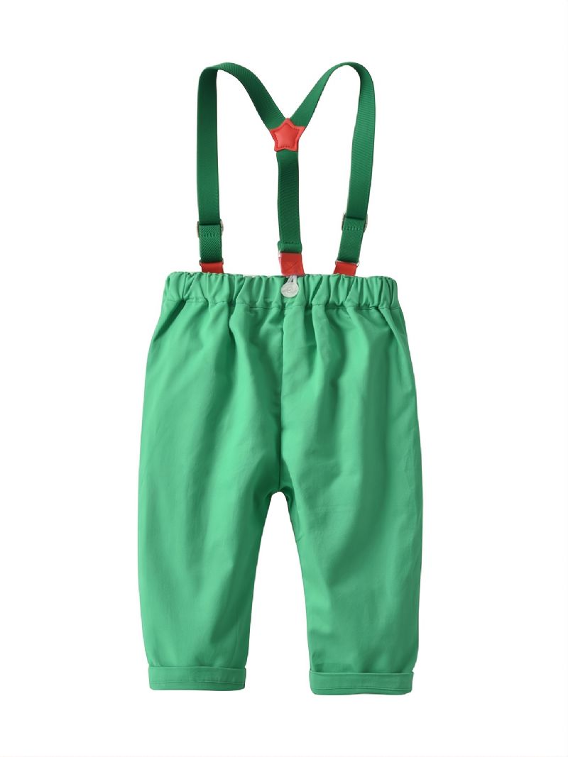 Chlapecký Pánský Outfit S Dlouhým Rukávem A Zapínáním Na Knoflíky Vánoční Set