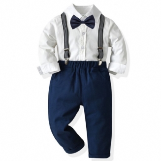 Formální Oblečení Gentleman První Narozeniny Svatba Pro Chlapce Pro Společenské Zvláštní Příležitost Nejlepší Mužský Outfit