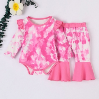 Kojenec Batole Děťátko Dívky Body Onesie & Pants Set