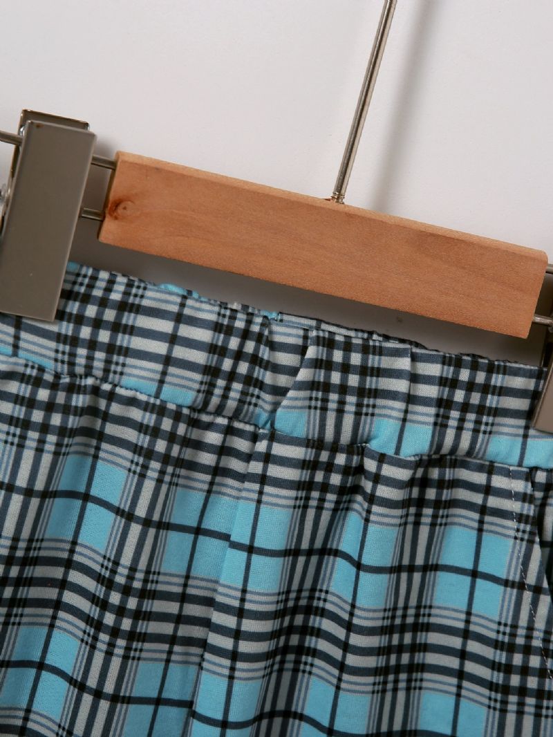 Sada 2ks Chlapeckých Modrých Mikin Gingham