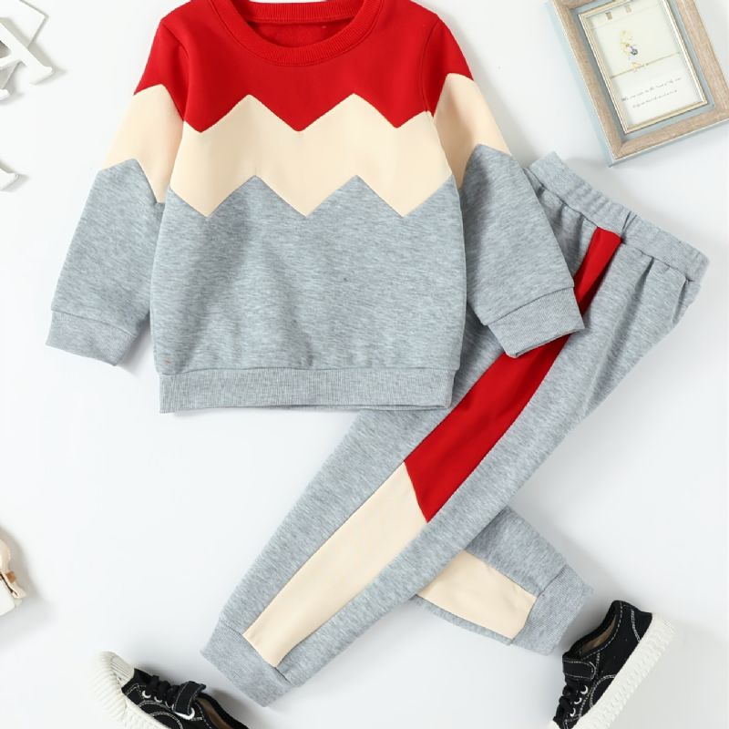 Sada Dívčích Mikin S Dlouhým Rukávem Patchwork Fleece