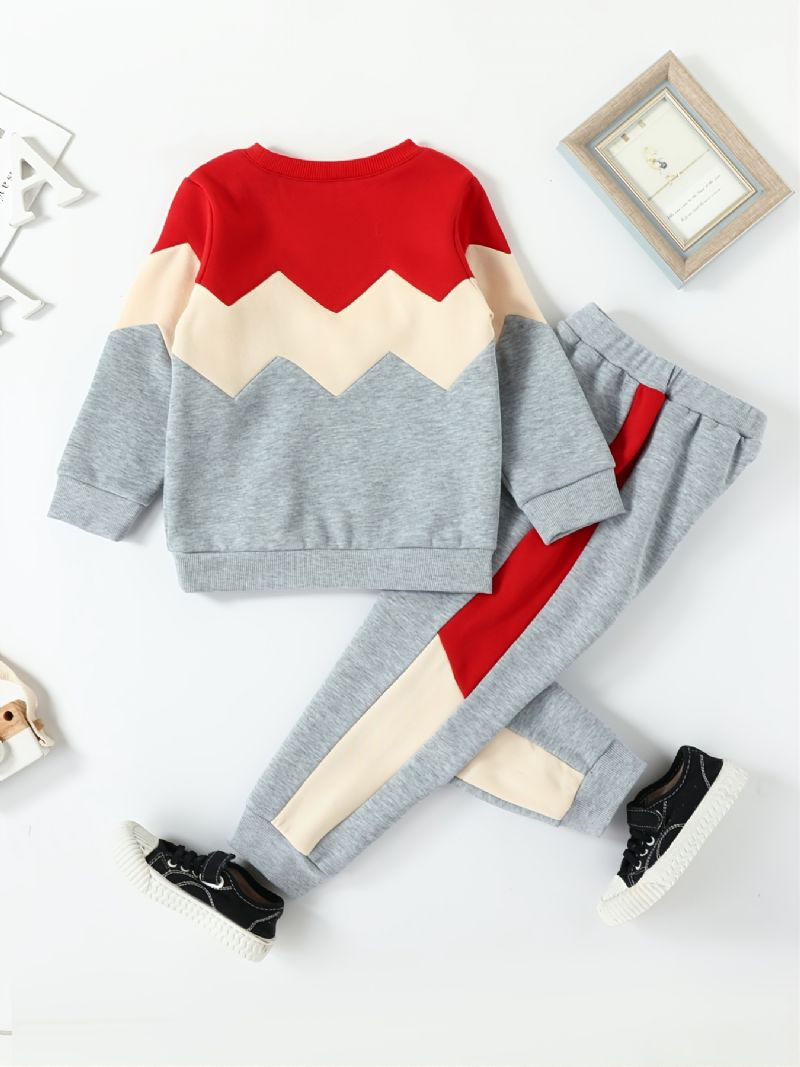 Sada Dívčích Mikin S Dlouhým Rukávem Patchwork Fleece