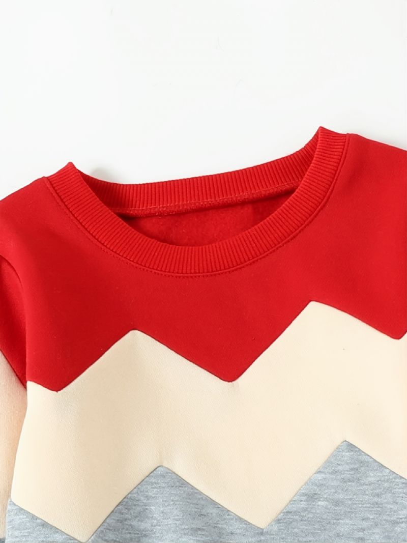 Sada Dívčích Mikin S Dlouhým Rukávem Patchwork Fleece