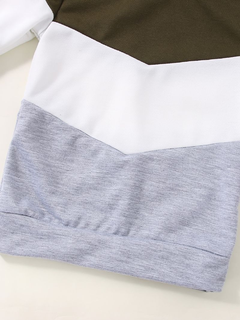 Sada Mikiny A Kalhot S Kulatým Výstřihem A Dlouhým Rukávem 2ks Patchwork Děťátko Chlapci