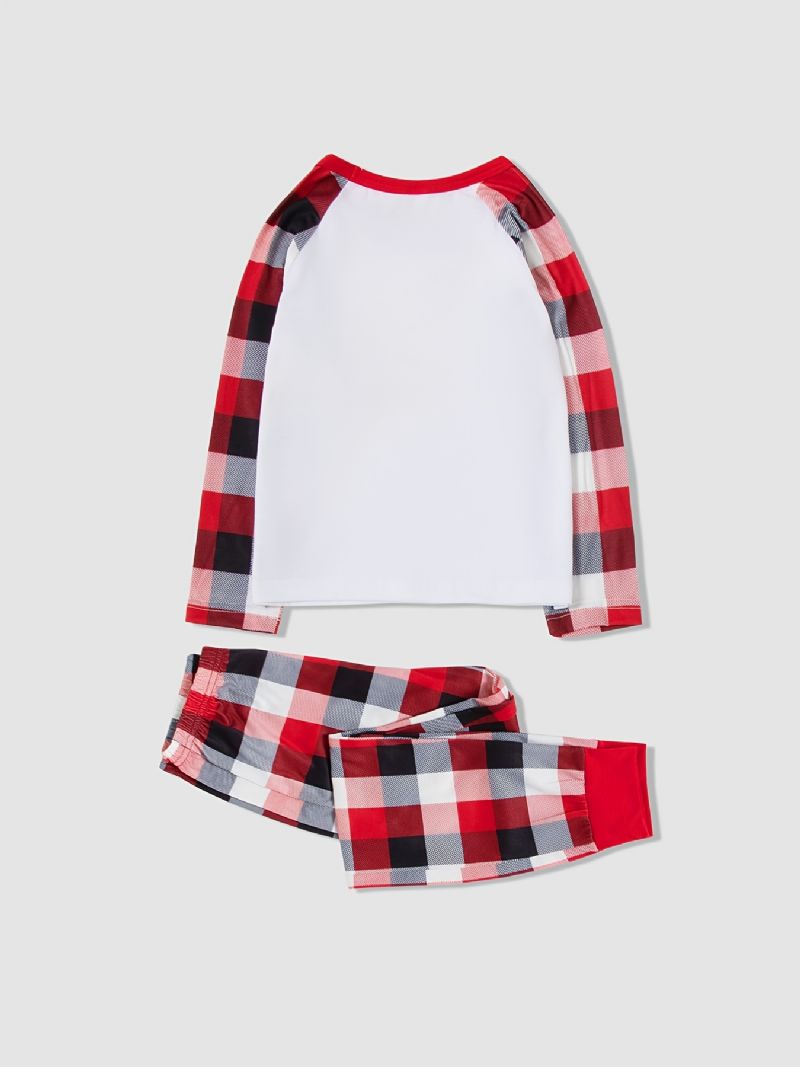 Vánoční Jednoduché Roztomilé Dívky Pyžamo Domácí Oblečení Set