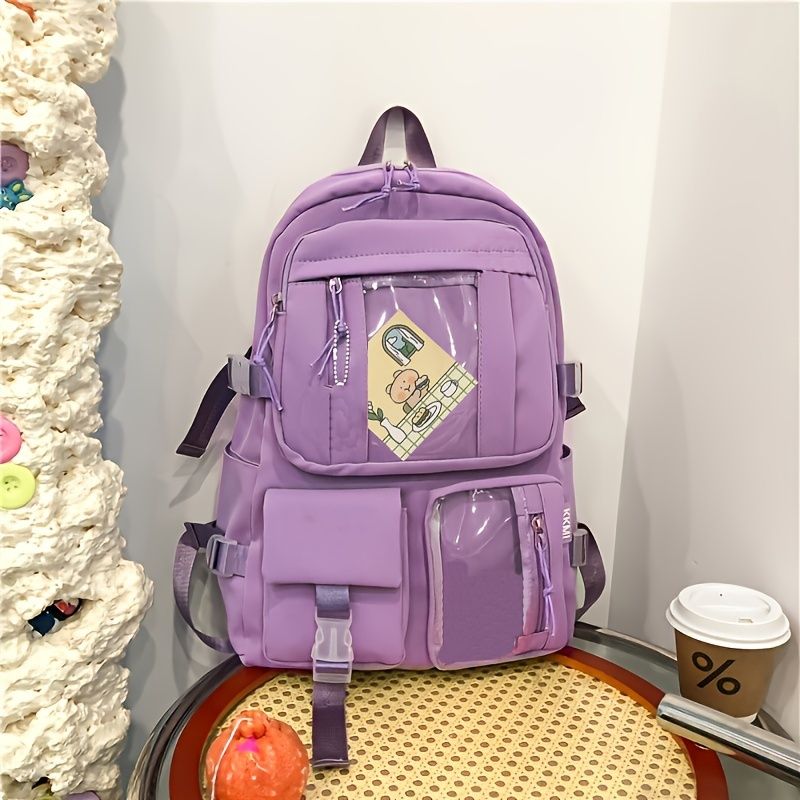 Kawaii Batoh Pro Školy Roztomilé Bookbags S Doplňky Pin Pro Dospívající Dívky