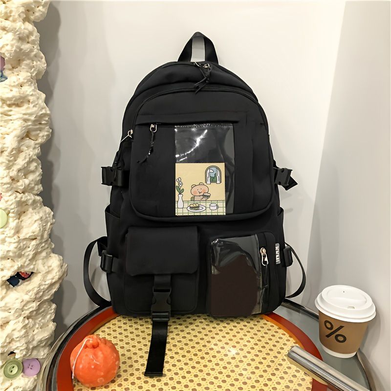 Kawaii Batoh Pro Školy Roztomilé Bookbags S Doplňky Pin Pro Dospívající Dívky