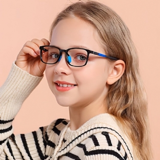 2023 Nový Čtvercový Rám Candy Color Dětský Rám Brýlí Ochrana Zraku Zorničky Ultralehké Brýle Proti Modrému Světlu