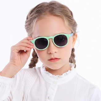 Dívčí Polarizované Silikonové Sluneční Brýle S Uv Ochranou S Malým Rámem Pro Venkovní Turistiku Na Cestách