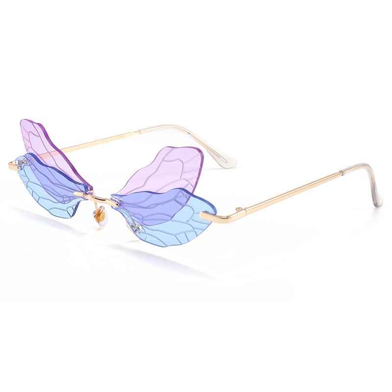 Dívčí Sluneční Brýle Dragonfly Bez Obrouček