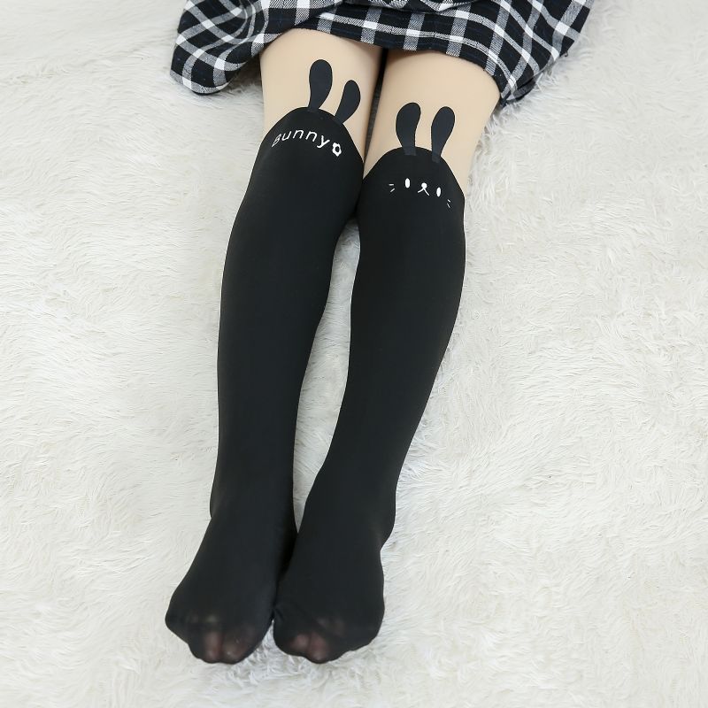 1 Pár Roztomilé Kreslené Dívčí Punčochy Ponožky Taneční Kalhoty