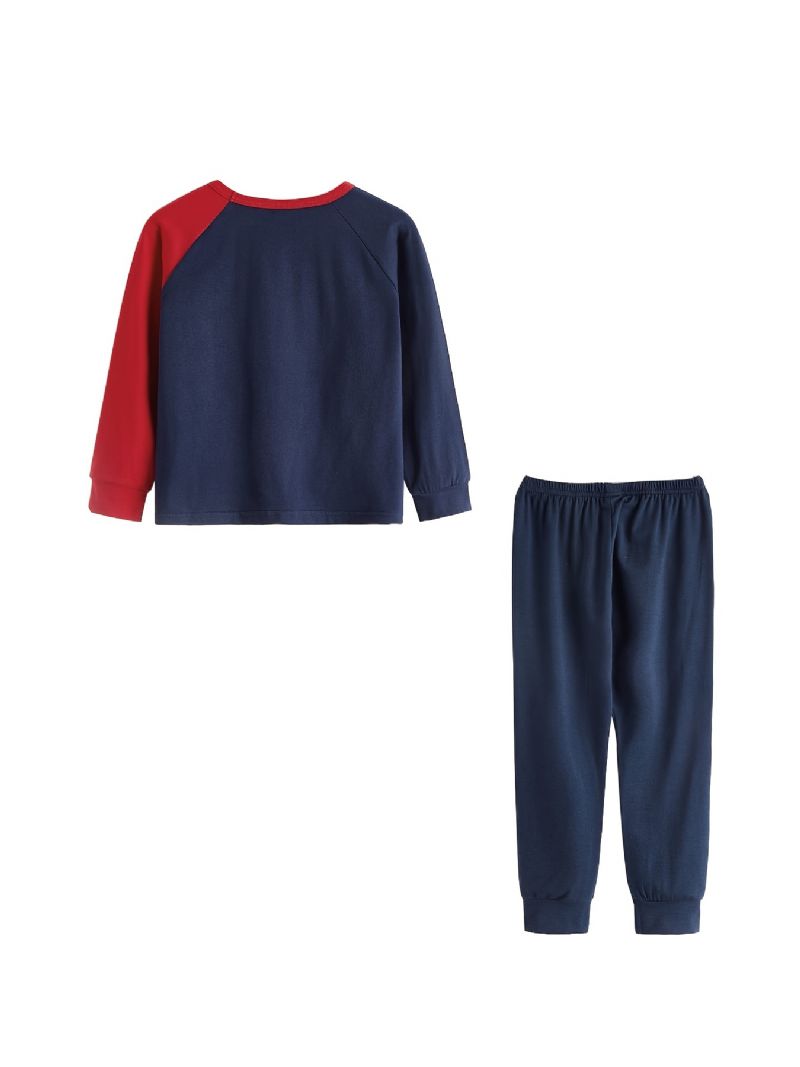 2ks / Sada Chlapci Long Sleeve Top & Matching Pants Pyžamas Set