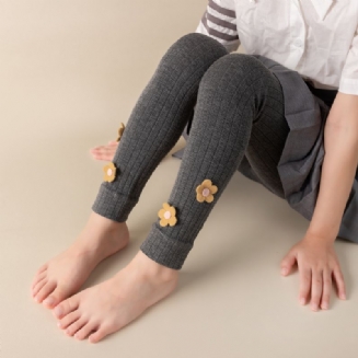 Batole Dívčí Slunečnice Taneční Kalhoty Ponožky