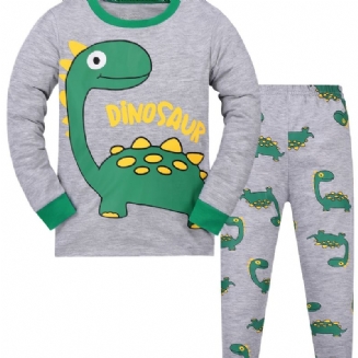 Chlapci Lounge Wear Homewear Tričko S Dlouhým Rukávem & Souprava Kalhot Pjs Outfit