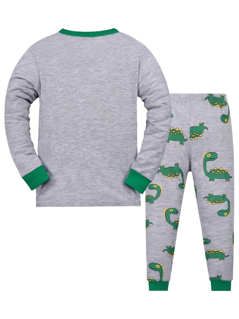 Chlapci Lounge Wear Homewear Tričko S Dlouhým Rukávem & Souprava Kalhot Pjs Outfit