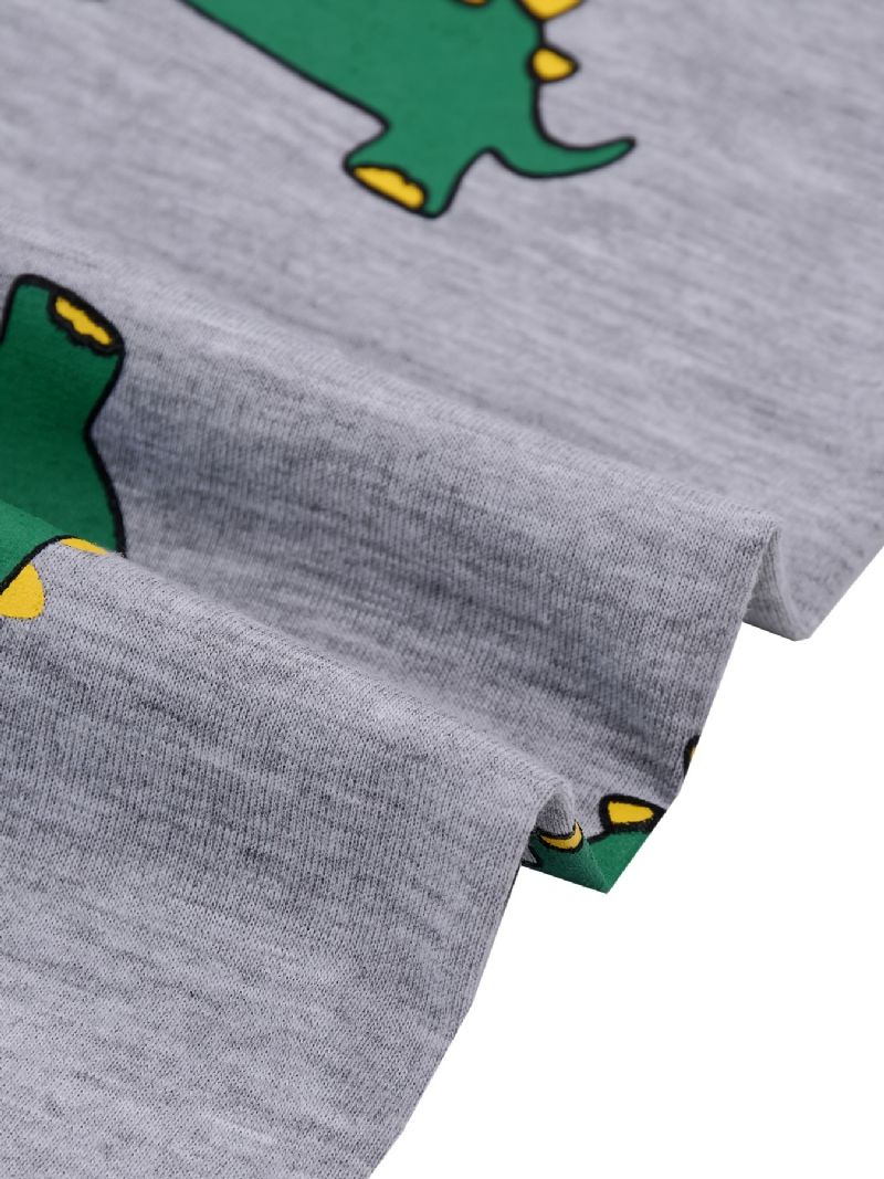 Chlapci Lounge Wear Homewear Tričko S Dlouhým Rukávem & Souprava Kalhot Pjs Outfit