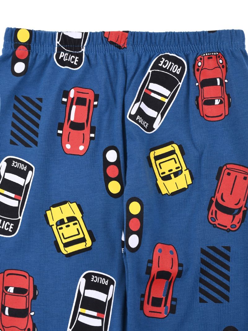 Chlapci Print Pyjamas Set Dlouhé Rukávy Kalhoty Set
