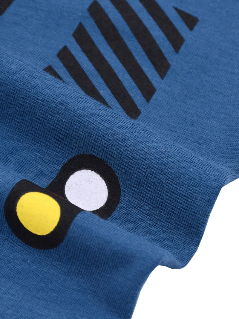 Chlapci Print Pyjamas Set Dlouhé Rukávy Kalhoty Set