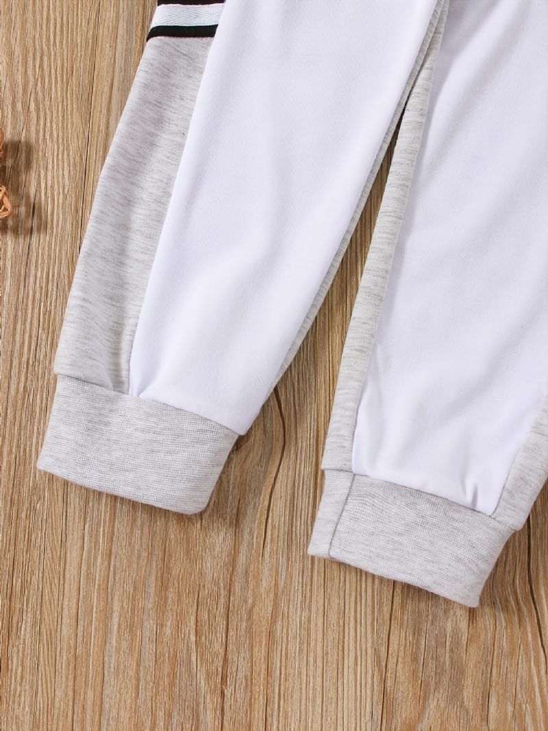 Chlapecké Tepláky Colorblock Dětské Sportovní Kalhoty
