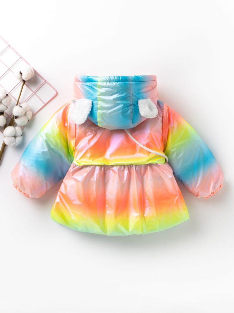 Dívčí Batolecí Bunda Rainbow Striped Catpack
