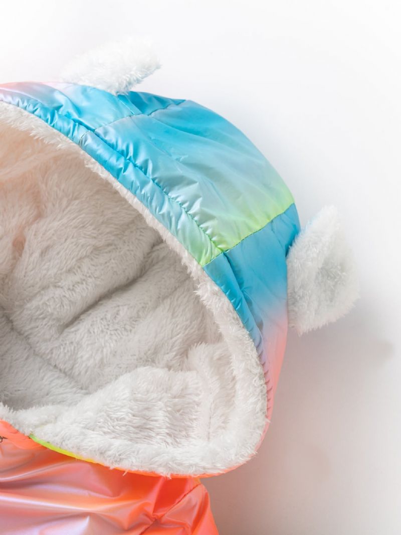 Dívčí Batolecí Bunda Rainbow Striped Catpack