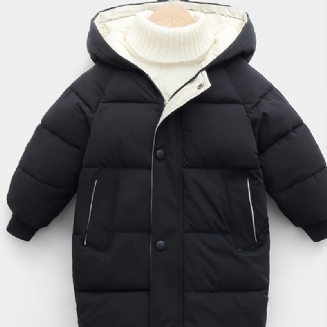 Dětský Chlapecký Zateplený Kabát S Kapucí Polstrované Svrchní Oblečení Zimní Nové Dětské