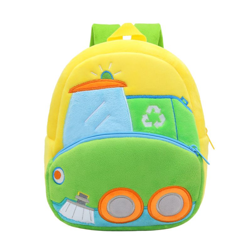 Děťátko Schoolbag Plyšový Děti Backpack Engineering Auto Školní Tašky Mateřská Škola