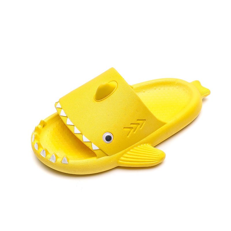 Chlapci Casual Cartoon Pvc Shark Nazouvací Pantofle Pro Domácí Interiér