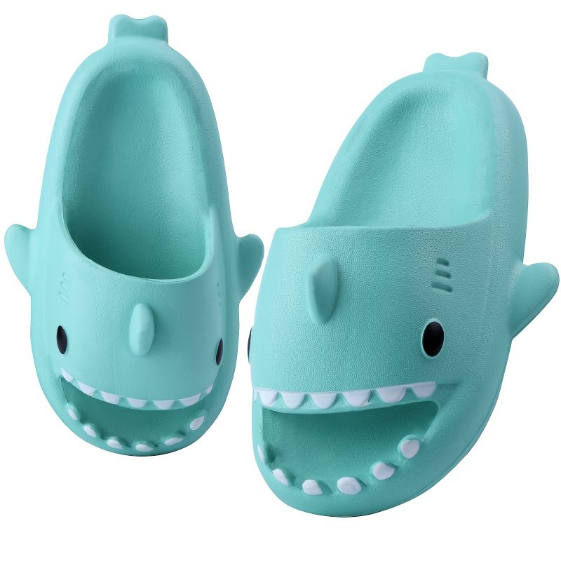 Dětská Měkká Podrážka Protiskluzový Design Shark Skluzavky Pantofle Sálová Obuv Pro Chlapce Dívky