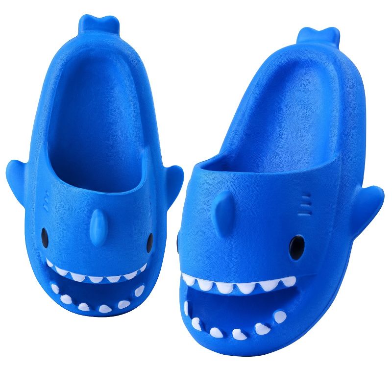 Dětská Měkká Podrážka Protiskluzový Design Shark Skluzavky Pantofle Sálová Obuv Pro Chlapce Dívky