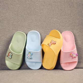 Dětské Nazouvací Sandály Chlapci Dívčí Pěnové Skluzavky Candy Barva Lehké Prodyšné Pantofle