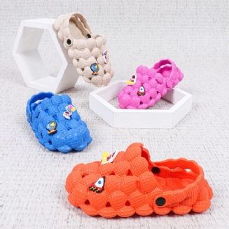Dětské Ultra Měkké Masážní Bublinkové Skluzavky Sandály Pantofle Lehké Prodyšné Dřeváky Pro Chlapce Dívky