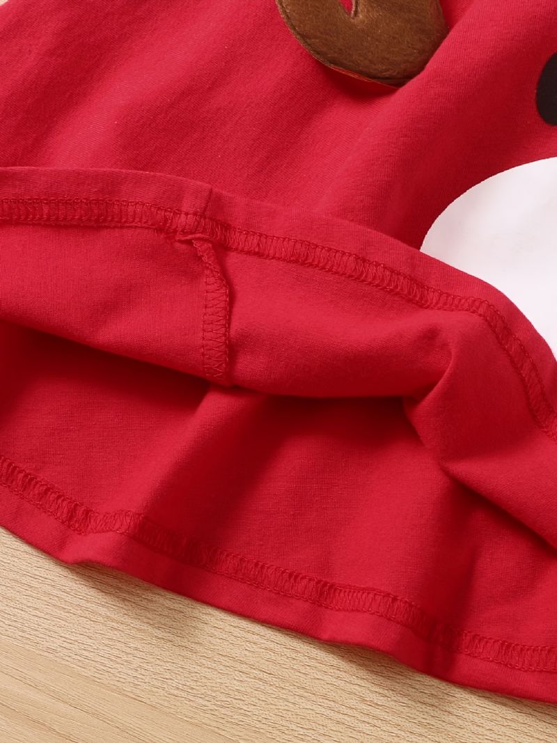 Dětská Dívčí Plášťová Bunda S Kapucí A Losím Designem Pro Vánoční Cosplay Party