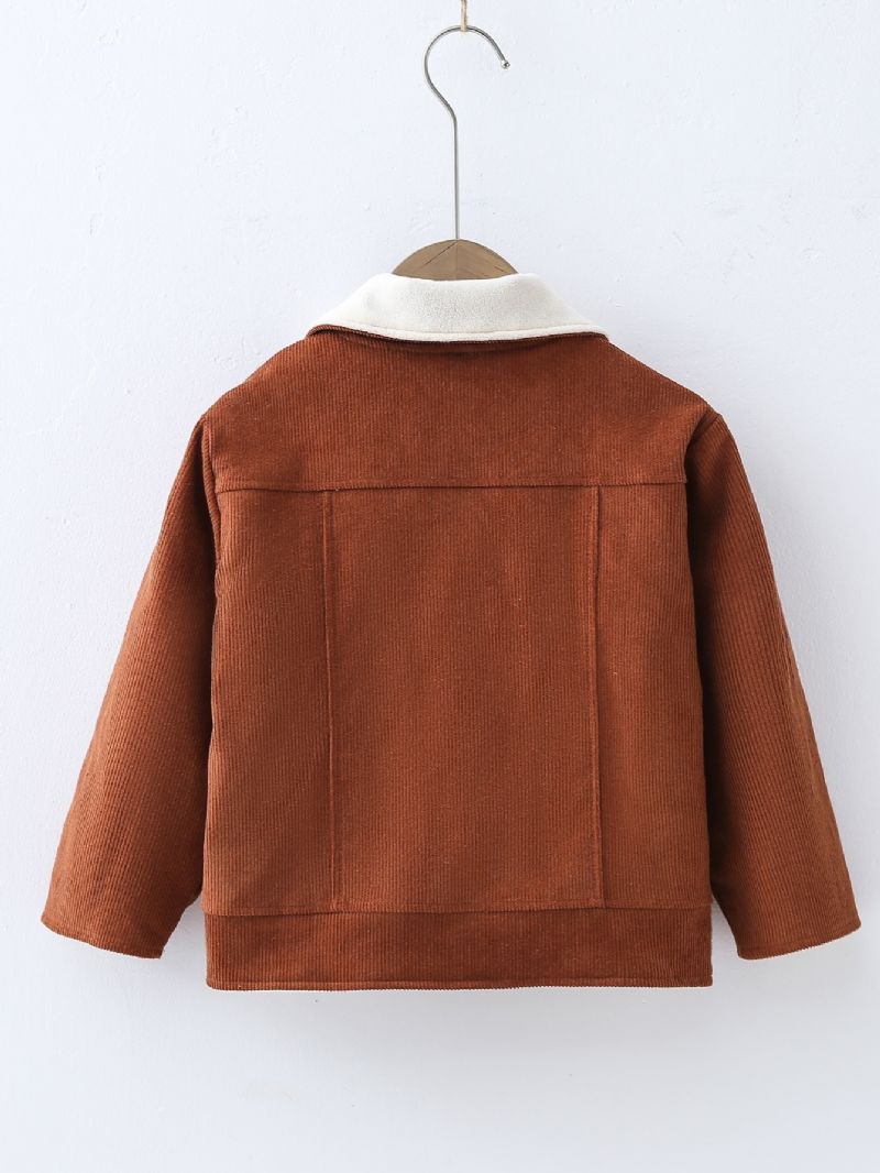 Podzim Zima Chlapci & Dívky Tlustší Fleece Ležérní Bundy