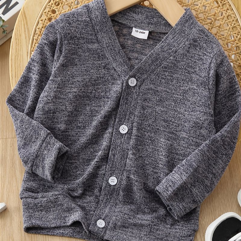 Děťátko Děti Chlapci Knit Cardigan Dětské Oblečení S Výstřihem Do V