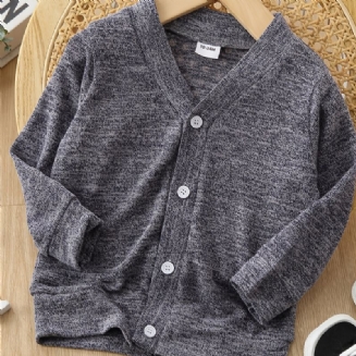 Děťátko Děti Chlapci Knit Cardigan Dětské Oblečení S Výstřihem Do V