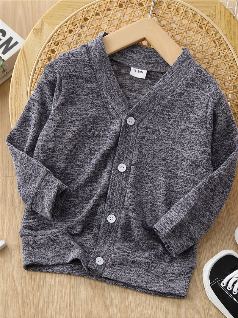 Děťátko Děti Chlapci Knit Cardigan Dětské Oblečení S Výstřihem Do V