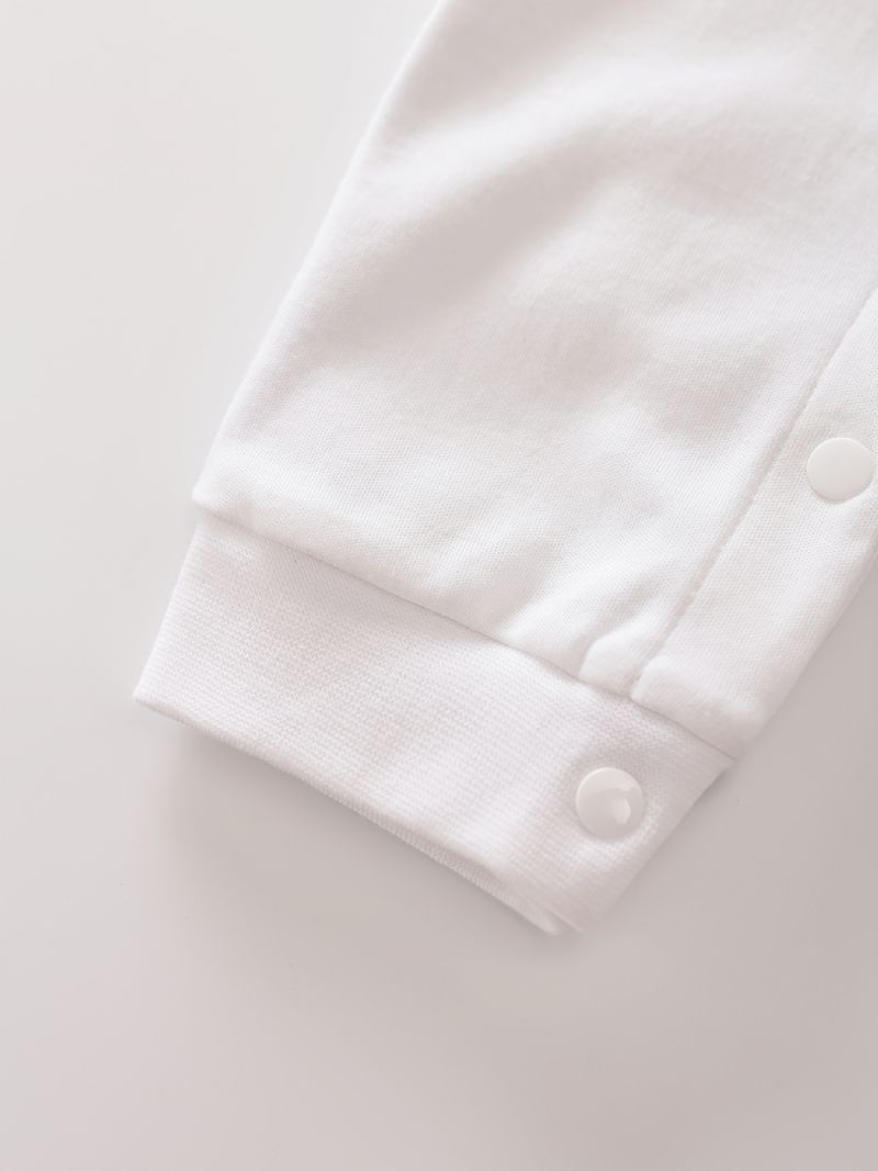 Děťátko Dívky Polo Neck Gentleman Kombinéza Dětské Oblečení