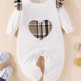 Kojenecké Oblečení Kombinéza S Volánkovým Rukávem Onesie