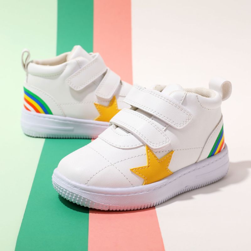 Dětské Batolecí Zimní A Celoplošné Tenisky Rainbow Star Se Vzorem Měkkých Nohou