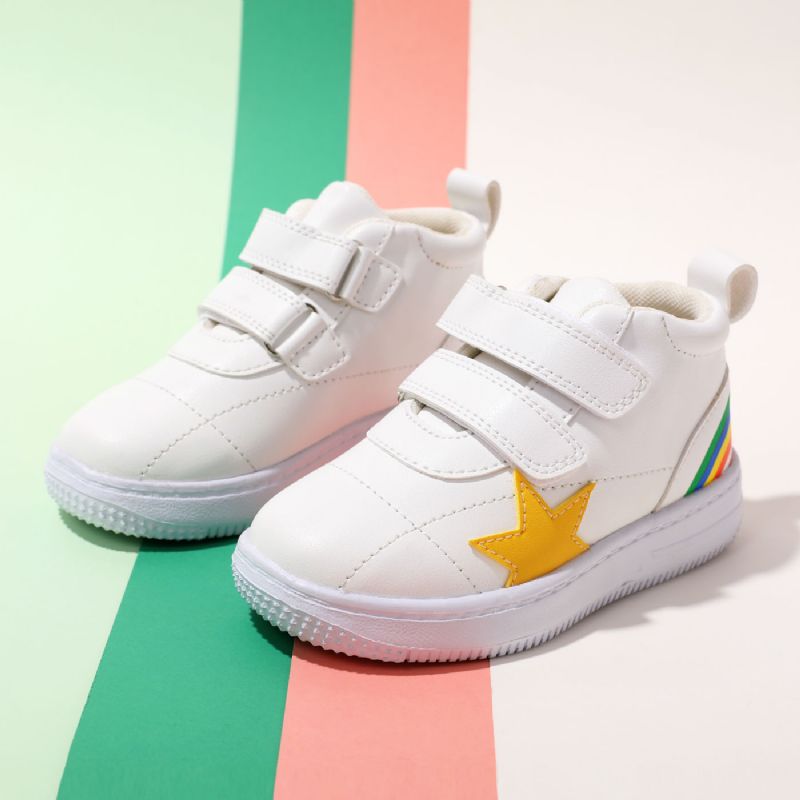 Dětské Batolecí Zimní A Celoplošné Tenisky Rainbow Star Se Vzorem Měkkých Nohou