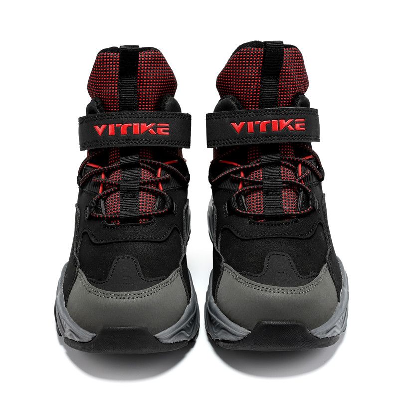Dětské Boty Vitike Velcro Pu High-top Voděodolné Tenisky